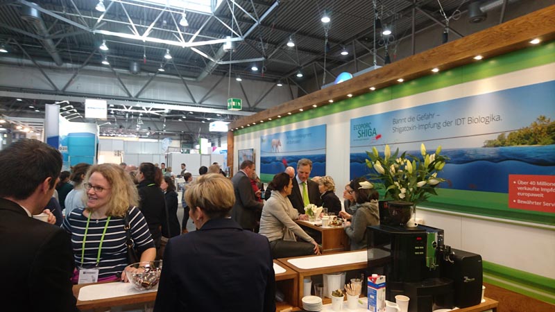 Am Stand der IDT auf der angeschlossenen vetexpo herrschte immer reges Treiben